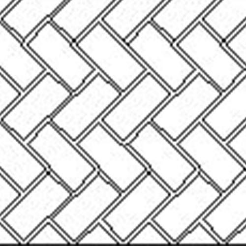 CAD Drawings Pattern Paving Products Stamped Asphalt Plastic: Herringbone Diagonal
